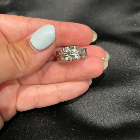 Sterling silver coach ring - Picture 4 of 4